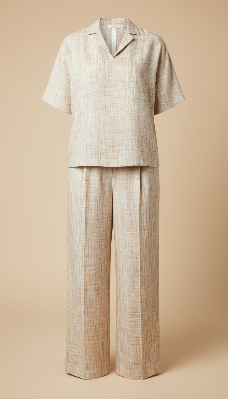 Structured Cotton Co-ord Set